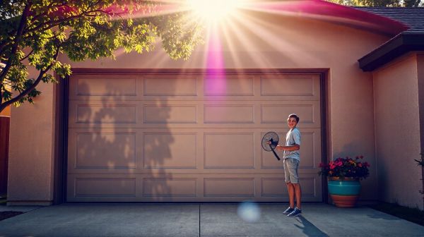 5 façons de réduire la chaleur avec une porte de garage sectionnelle